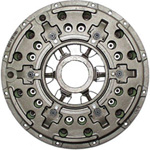 Single plate clutch with cast housing