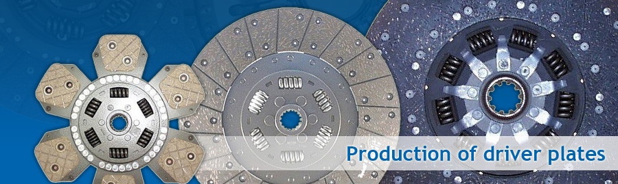 Production of driver plates for clutches